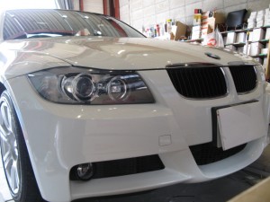 BMW E90 ３シリーズのウーファー取付と室内LED交換