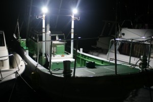 ジギング船の照明LED（３０W×３）