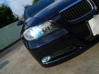 BMW E90 のヘッドライト・フォグランプHID＆LED施工