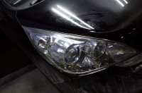 RGステップワゴンのヘッドライト補修・磨き・塗装