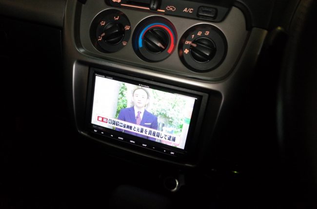 バモスのナビ バックカメラ取り付け施工 トレードゲート