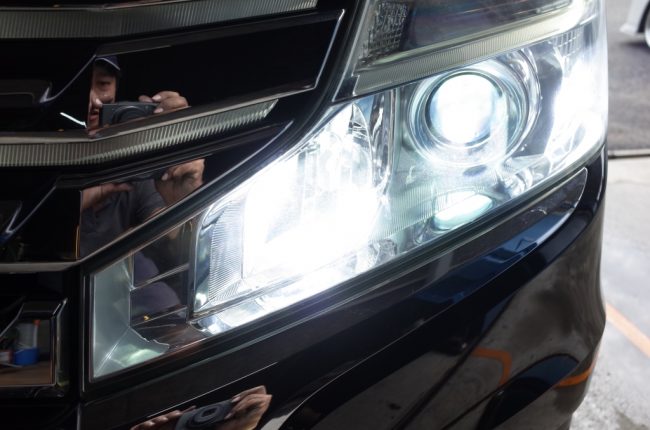 品質人気SALEステップワゴンRK インナーブラック ハロゲンヘッドライト 左右 ヘッドライト