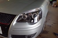 VW ポロのヘッドライト交換とフォグランプスイッチ＆配線施工