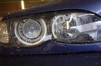 e46アルピナ BMWのヘッドライトリング脱落修理