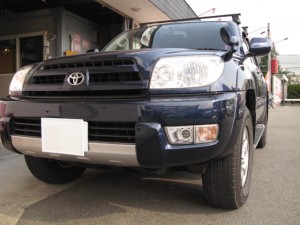 ハイラックスサーフ の室内球LEDとステップLED化