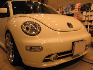 ニュービートルのLED交球とフットランプLED施工