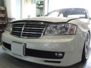 グロリアY34のドアノブ照明とインナーハンドル照明