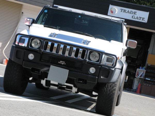 HUMMER　H2　のフォグLED交換