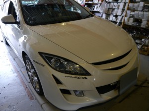 アテンザのELチューブ交換とウィンカーポジション施工
