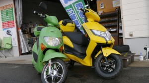 電動バイク（試乗車）入庫しました。