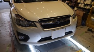 インプレッサのフォグランプHID失敗
