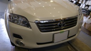ヴァンガードの衝突防止LEDイルミ施工