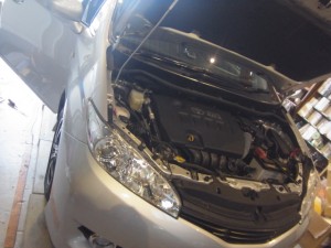 20系ウィッシュのプッシュスタートシステム取付