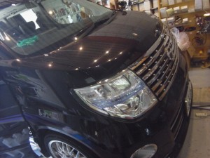 E51エルグランドの地デジ化施工
