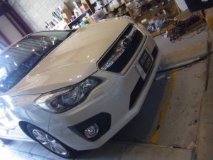 インプレッサーのフロントスピーカー・ツイーター交換とウーファー施工