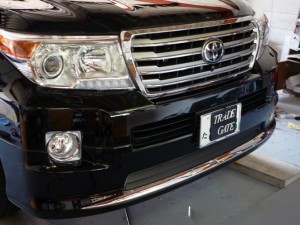 ランクル２００の室内パネル総LED打ち替え