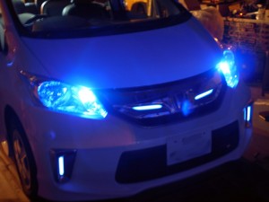 新型フリードの各種LED交換と走行中ナビ改造