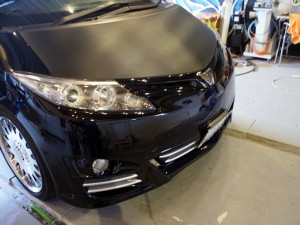 エスティマのバイザーモニター撤去＆復旧
