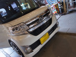 タントのフォグLED施工