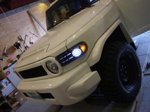 FJクルーザーのLEDカスタム