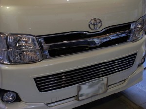 ハイエースのツィーター取付とブラックホール施工