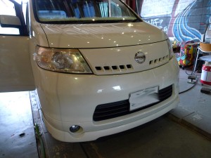 セレナの手直しとツイーター取り付け