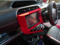 アクアのアウターハンドルイルミ施工とナビパネルのフロッキーコーティング