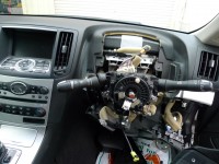 V36スカイラインのスピードメーター脱着とAFS警告灯 殺