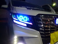 30アルファードのヘッドライト加工やっと終了