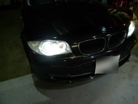 E87BMW １シリーズのヘッドライト不点灯