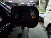 レクサスGSのウィングミラーLEDを取付