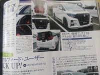 30アルファードのナンバープレート灯ユニット打ち替えとチームプレート制作