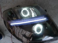 E51エルグランドのヘッドライトリメイク