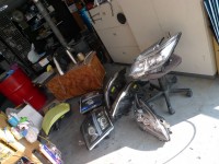 １０後期アルファードのヘッドライト加工