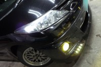 エスティマのポジションランプLED交換とバックランプ爆光仕様