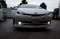 ウィッシュのフォグランプLED化