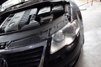 VWパサートのヘッドライト修理