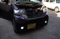 NBOXのナビ＆ホーン＆LEDカスタム施工