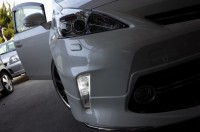 プリウスアルファーのデイライト交換とフォグLED交換