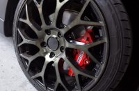 MINIにダミーキャリパーカバー取り付け施工