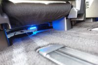 MPVのエアコンパネル他の打ち換えとフットランプイルミ施工