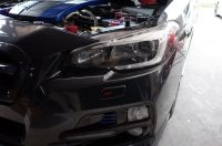 レヴォーグのヘッドライト加工用のユニット交換作業と一部LED打ち換え