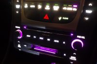 レクサスGSのエアコンパネル＆スピードメーターLED打ち替え施工