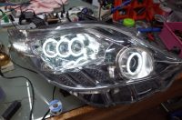 ２０アルファードのヘッドライト修理