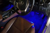 レクサスGSのフットランプイルミ施工