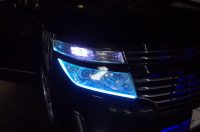 E52エルグランドのアイラインシリコンチューブ施工