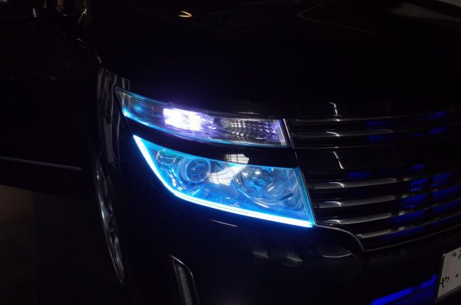 E52 エルグランド　LEDアイライン E52 エルグランド LEDアイライン
