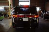 E52エルグランドのテールランプ4灯化加工