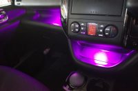 C25セレナのエアコンパネルLED打ち替えとコンソール照明追加