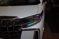 30後期アルファードのヘッドライト加工（シーケンシャル化）